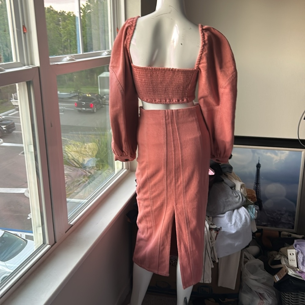 Free People Pink Skirt Set - Picture 2 of 9
